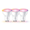 WiZ Spot 3-pack - Slimme LED-Verlichting - Gekleurd en Wit Licht - GU10 - 50W - Wi-Fi (3-pack)
