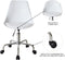 Bureaustoel - hoogte verstelbaar - wit