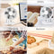 USB-ventilator, mini stille elektrische ventilator, bureauventilator aangedreven door USB en 2600 mAh oplaadbare batterijen, traploze kleine desktopventilator voor auto, sportschool, kantoor, buiten, reizen, kamperen (wit)