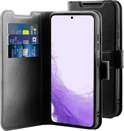 BeHello Samsung Galaxy S23 - Gel Wallet Hoesje - Dubbele bescherming - Zwart
