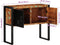 vidaXL - Wandkast - 90x35x75 - cm - massief - gerecycled - hout - meerkleurig