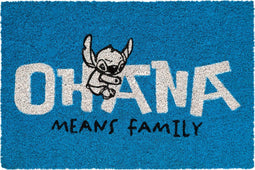 Grupo Erik Stitch Ohana Means Family - Deurmat - Kokosvezel met antislip PVC-voet - Multi