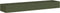 vidaXL - Plantenbak - 360x80x40 - cm - staal - olijfgroen