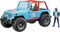 Bruder Jeep Cross-country terreinwagen met bestuurder 1:16 02541