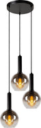 Lucide MARIUS - Hanglamp - Ø 48,5 cm - 3xE27 - Zwart
