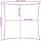 vidaXL - Zonnezeil - 160 - g/m² - 7x7 - m - HDPE - taupe