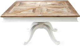 Riviera Maison Eettafel - Château Belvédère Dining Table - 150x150 cm - Wit