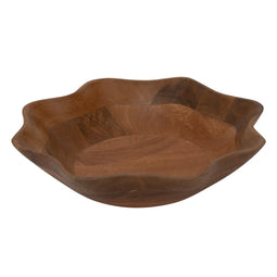Urban Nature Culture Bonnie - Serveerschaal - Diep - Mangohout D40cm H10cm