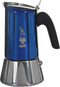 Bialetti Venus Blue metallic - Percolator - 6 kops - Roestvrijstaal - Inductiegeschikt