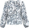 SISTERS POINT Vella-ls1 - Blouse - Losvallend met grafische print - Blauw/wit (2023)