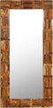 vidaXL - Wandspiegel - 60x90 - cm - massief - gerecycled - hout
