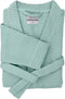 Heckettlane Badjas Wafel - Unisex Ochtendjas van 65% Gerecycled Katoen - GSM 450 - Groen