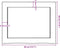 vidaXL - Wastafelblad - 40x30x(2-4) - cm - behandeld - massief - hout - lichtbruin