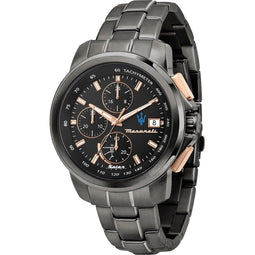Maserati - Heren Horloge Successo Solar R8873645008 - Zwart - Ø 44mm