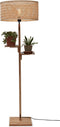 GOOD&MOJO Vloerlamp Java - Bamboe - Ø50x158cm - - Staande lampen voor Woonkamer - Slaapkamer