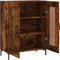vidaXL - Dressoir - 69,5x34x90 - cm - bewerkt - hout - gerookt - eikenkleurig