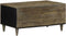 vidaXL - Salontafel - 80x50x40 - cm - massief - mangohout - lichtgrijs