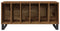 vidaXL - Recordkast - Artisan - Eiken - 100x38x48 - cm - Bewerkt - Hout
