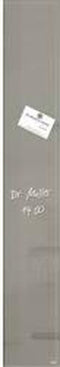 Sigel Artverum - Glasmagneetbord - 120x780mm - Hoogglans - Taupe