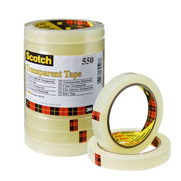 Plakband 3m scotch 550 15mmx66m tr | Pak a 10 stuk