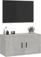 vidaXL - Tv-wandmeubel - 80x34,5x40 - cm - betongrijs