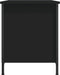 vidaXL - Tv-meubel - 80x40x50 - cm - bewerkt - hout - zwart