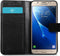 iMoshion Hoesje Geschikt voor Samsung Galaxy J5 (2016) Hoesje Met Pasjeshouder - iMoshion Luxe Canvas Bookcase - Zwart
