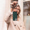 iMoshion Hoesje Geschikt voor Samsung Galaxy A50 / A30s Hoesje Met Koord - iMoshion Design Hoesje met Koord - Zwart / Meerkleurig / Groen / Panther Illustration