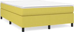 vidaXL - Bedframe - zonder - matras - 140x200 - cm - stof - groen
