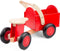 New Classic Toys® Road Star - Houten Bakfiets - EVA rubber wielen - Rood
