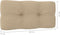 vidaXL Bankkussens pallet 2 st beige