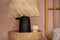 De Rattan Tafellamp - Zwart Naturel