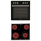Bauknecht HEKO BLACK 500 P - Oven Set - Pyrolyse reiniging 65L - Zwart