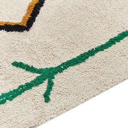 CETMI - Laagpolig vloerkleed - Beige - 160 x 230 cm - Katoen