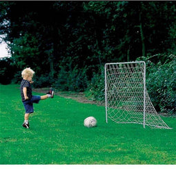 Angel Sports - Voetbaldoel 180 x 120 x 60 cm - Makkelijk op te zetten - Grijs wit