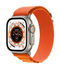Apple Watch Ultra - Smartwatch - 49 mm Titanium - Orange Alpine Band Large