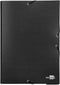 Liderpapel PY53, Project folder, Karton, PVC, Zwart, Portret, Elastische band, 250 mm