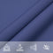 vidaXL - Zonnescherm - driehoekig - 4x4x4 - m - oxford - stof - blauw