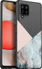 iMoshion Hoesje Geschikt voor Samsung Galaxy A42 Hoesje Siliconen - iMoshion Design hoesje - Zwart / Roze / Graphic Marble Pink