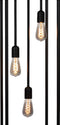 Atmooz - Vloerlamp Basra - Staande Lamp - Stalamp - Woonkamer - Zwart - Hoogte 160cm - Metaal