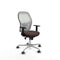 Piqueras y Crespo 1D086G0 - Bureaustoel - Hoogteverstelbaar met armleuning - Wit Donkerbruin