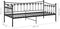 vidaXL - Slaapbank - metaal - zwart - 90x200 - cm