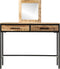 vidaXL - Kaptafel - 100x40x75/120 - cm - Massief - Hout - Ruw - Mango