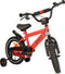 AMIGO Speeder Jongensfiets 14 Inch - Kinderfiets voor 3 tot 5 Jaar - 95-110 cm - Rood/
