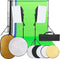 vidaXL - Fotostudioset - met - verlichtingsset, - achtergrond - en - reflector