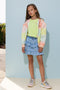 NONO N302-5201 - Meisjes Jas - Waterafstotend - Gradient Print - Maat 134/140