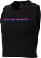 Nike NP Crop Tank VNR Excl - Sporttop Dames - Aansluitend - Black/Dk Smoke Grey