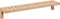 vidaXL - Wandrek - 62x10x12,5 - cm - Massief - Hout - Notenhout