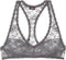 Cosabella NSN RACER BACK BRA - Beugelloze Bralette - Zacht elastisch kant - Antraciet