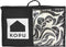 Kopu® Retro Flower Loungekussenset Zit en Rug 60 cm breed - Black